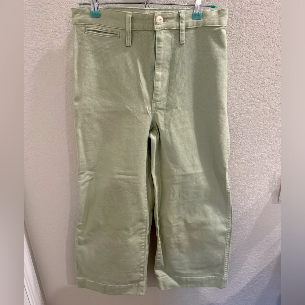 Madewell Emmett wide-leg crop pants
